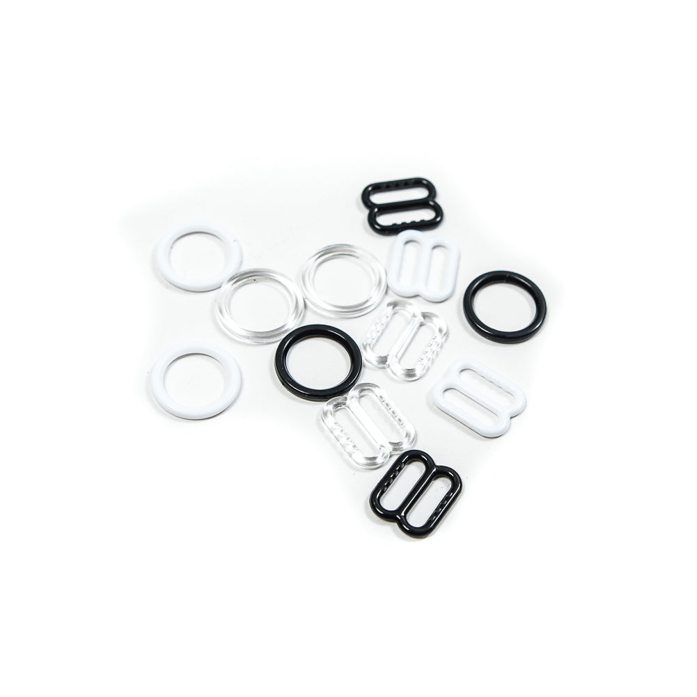 Dritz Lingerie Strap Slides and Rings - 3 Sets Dritz Lingerie Strap Slides and Rings - 3 Sets
