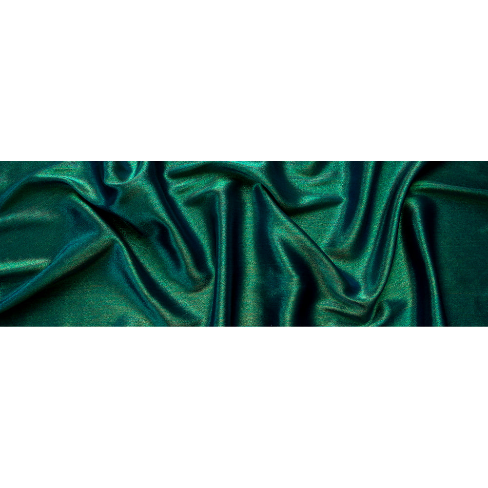 Polyester Lame - Metallic Green - Ellery Collection Folded Polyester Lame - Metallic Green - Ellery Collection Folded