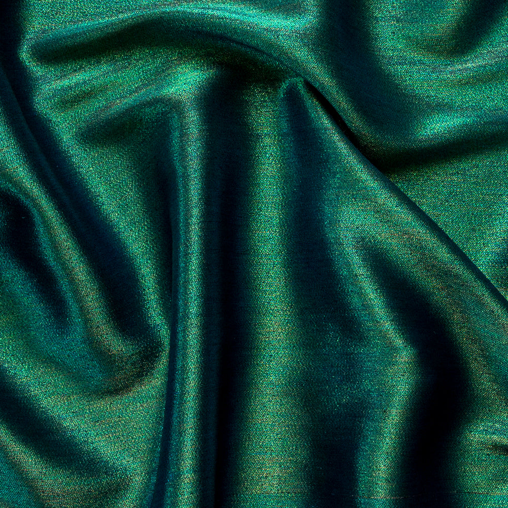Polyester Lame - Metallic Green - Ellery Collection Polyester Lame - Metallic Green - Ellery Collection