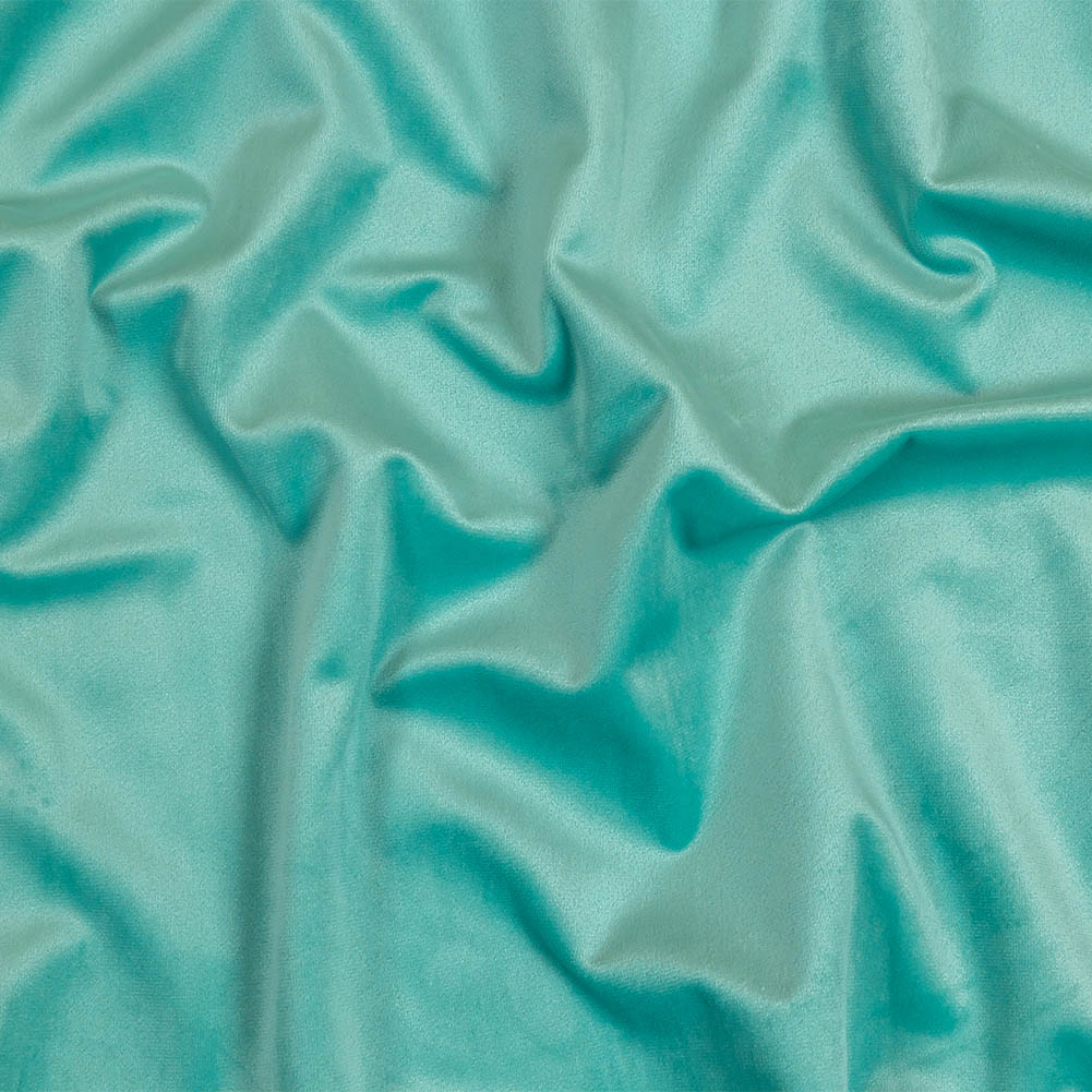 Nile Blue Creamy Polyester Velvet Nile Blue Creamy Polyester Velvet