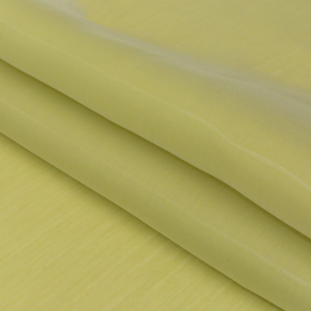 Luminous Citron Semi-Sheer Bridal Mikado Detail Luminous Citron Semi-Sheer Bridal Mikado Detail