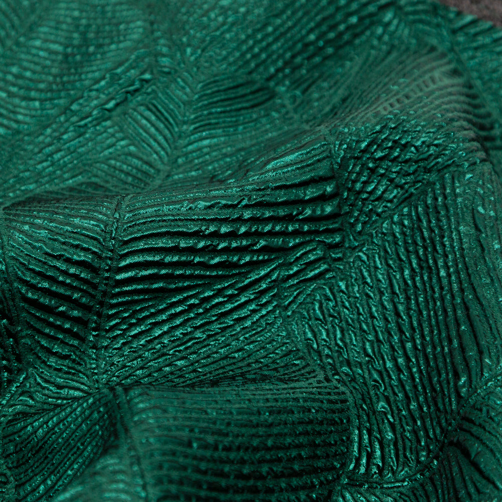 Luminous Green Double-Layer Organza Brocade Full Luminous Green Double-Layer Organza Brocade Full