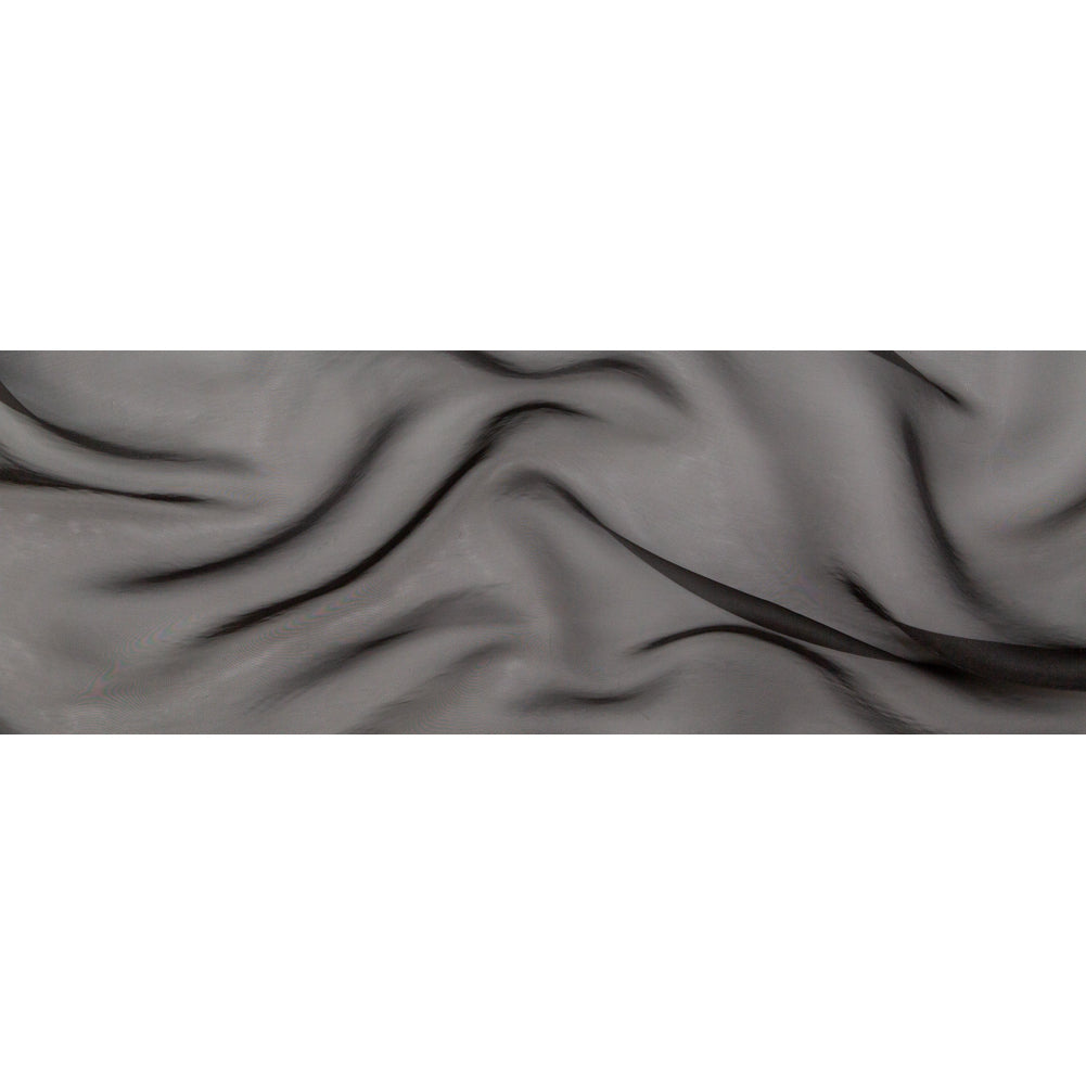 Stark Black Organza - Folded Stark Black Organza - Folded