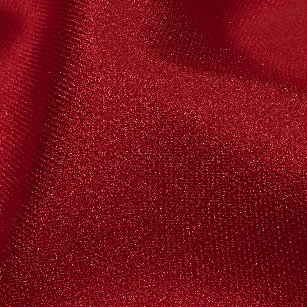 Kestrel Tango Red Novelty Polyester Pique - Folded Kestrel Tango Red Novelty Polyester Pique - Folded