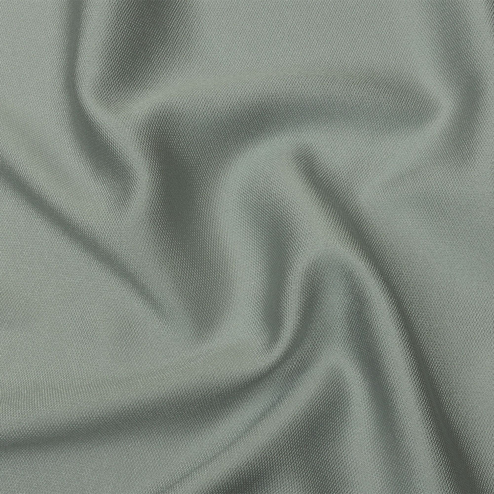 Novelty Polyester Pique - Silver - Kestrel Collection Novelty Polyester Pique - Silver - Kestrel Collection