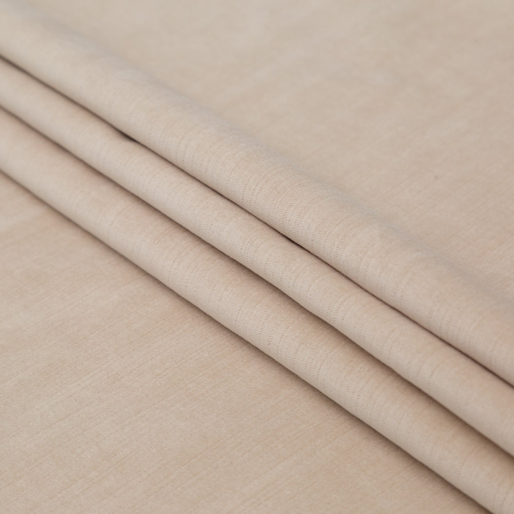 Sand Velvet with Imitation Dupioni Backing Folded Sand Velvet with Imitation Dupioni Backing Folded