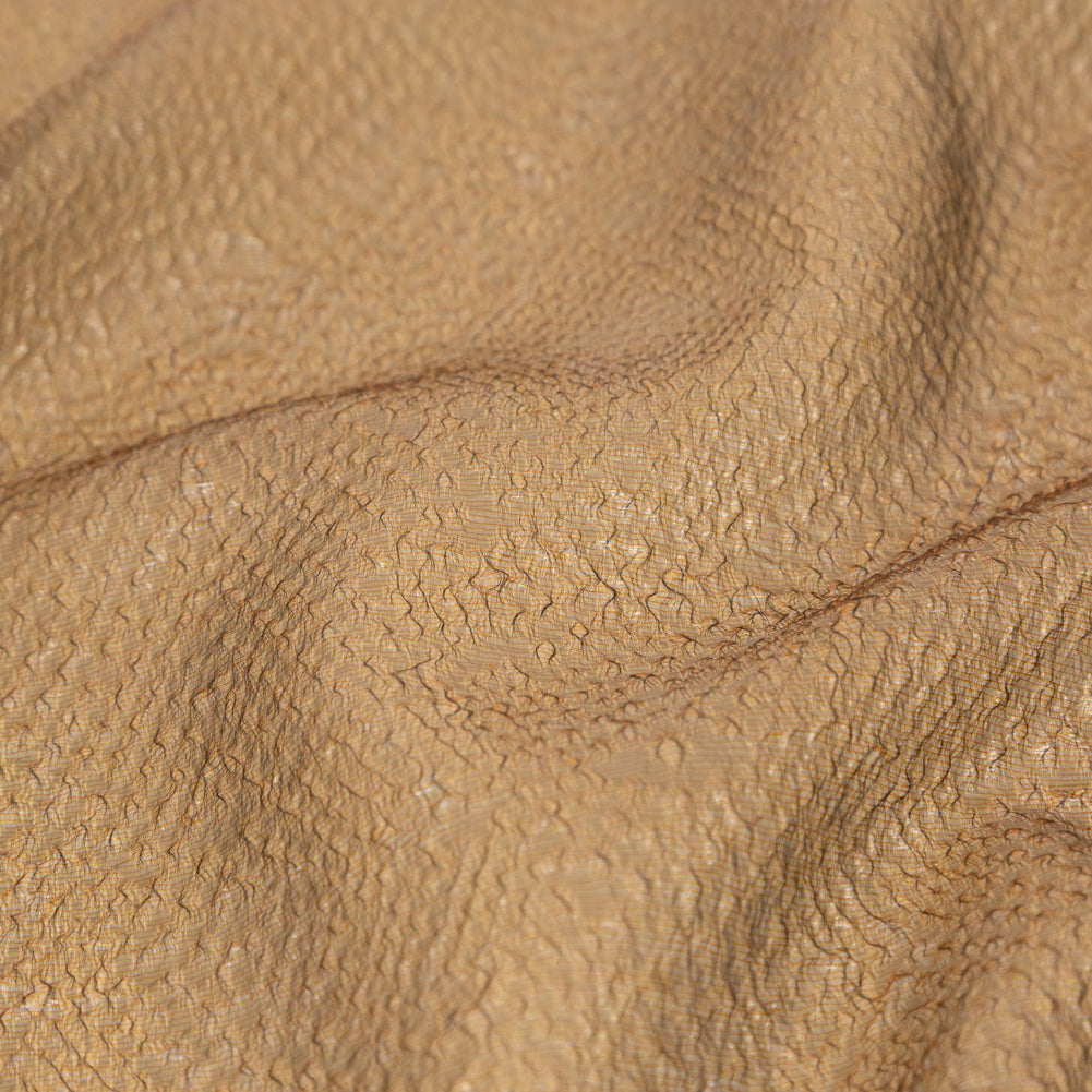 Metallic Gold Striped Bubble Wrap Organza Brocade Full Metallic Gold Striped Bubble Wrap Organza Brocade Full