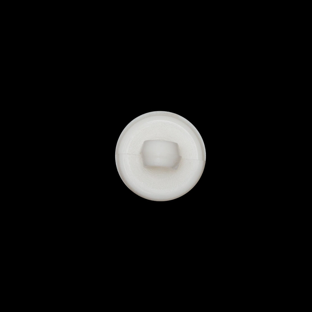 Italian Ivory Plastic Shank Button - 18L/11.5mm - Detail Italian Ivory Plastic Shank Button - 18L/11.5mm - Detail