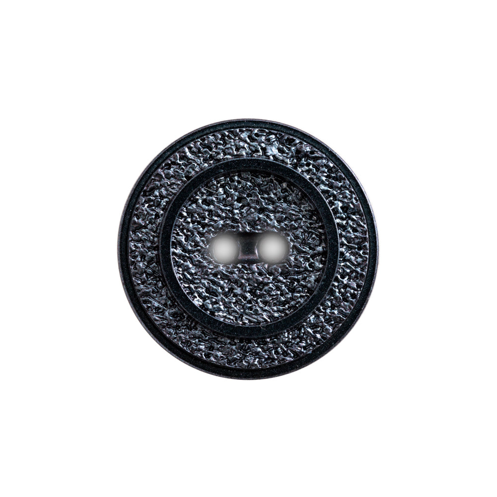 Italian Navy Gravel 2-Hole Button - 36L/23mm Italian Navy Gravel 2-Hole Button - 36L/23mm