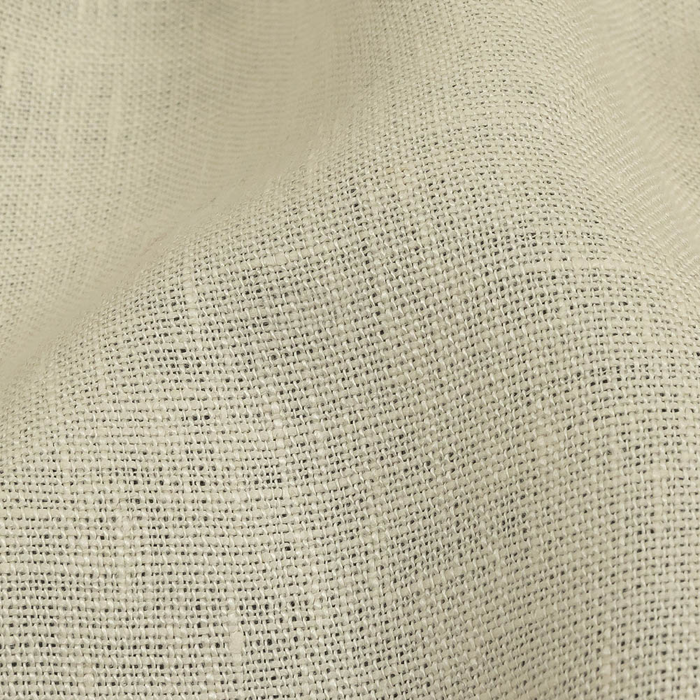 Ecru Heavyweight Linen Woven - Detail Ecru Heavyweight Linen Woven - Detail