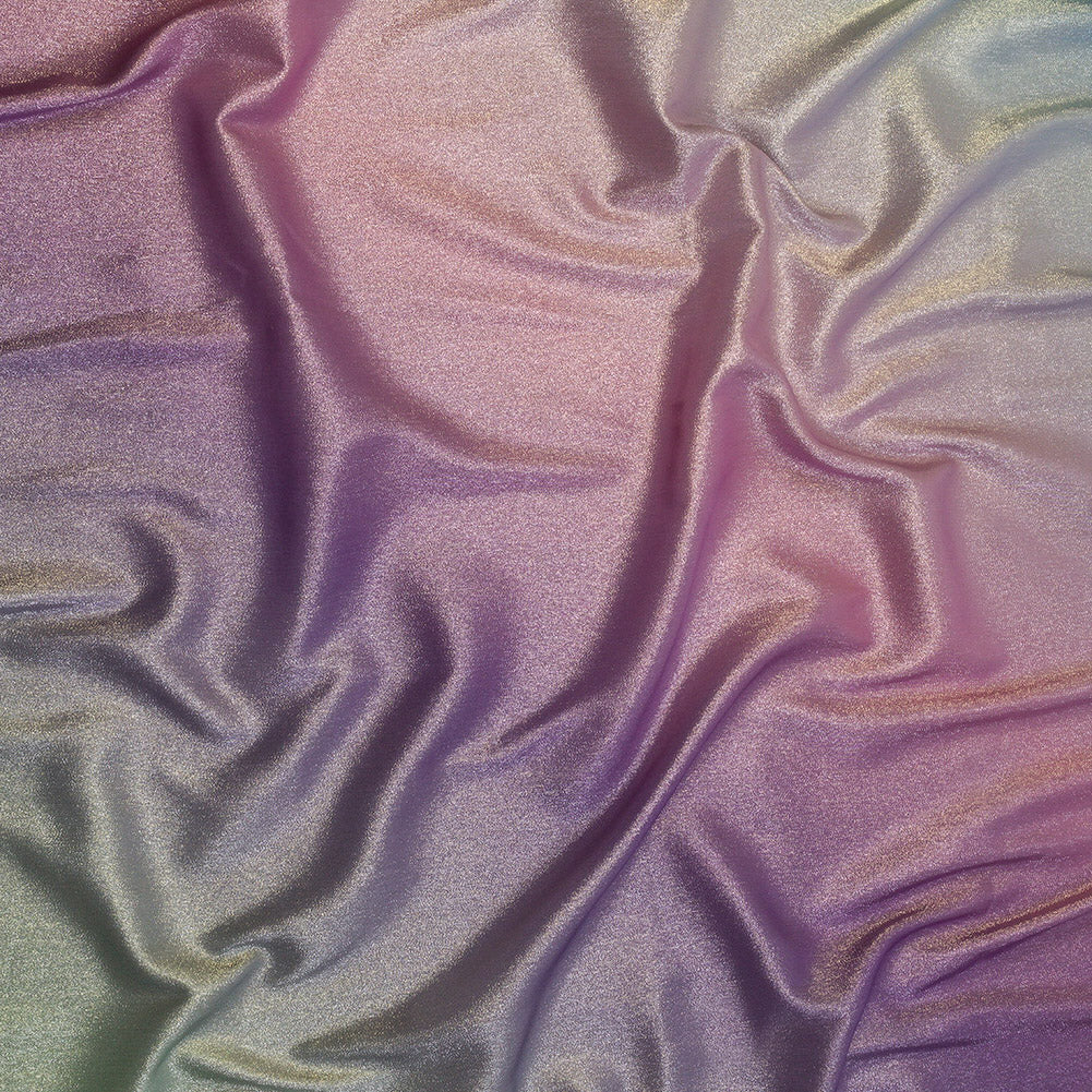 Metallic Pastel Purple, Blue and Gold Polyester Lame Metallic Pastel Purple, Blue and Gold Polyester Lame
