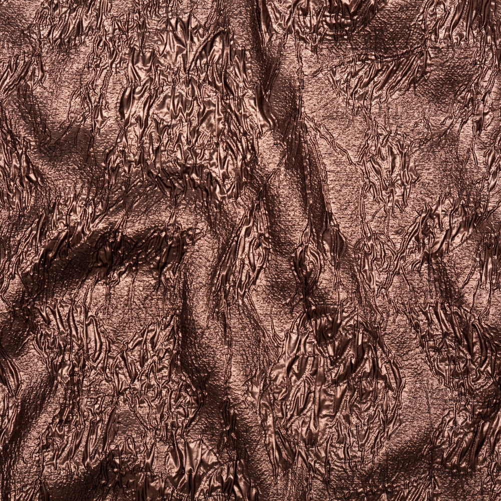 Metallic Pine Cone Crinkled Luxury Brocade Metallic Pine Cone Crinkled Luxury Brocade