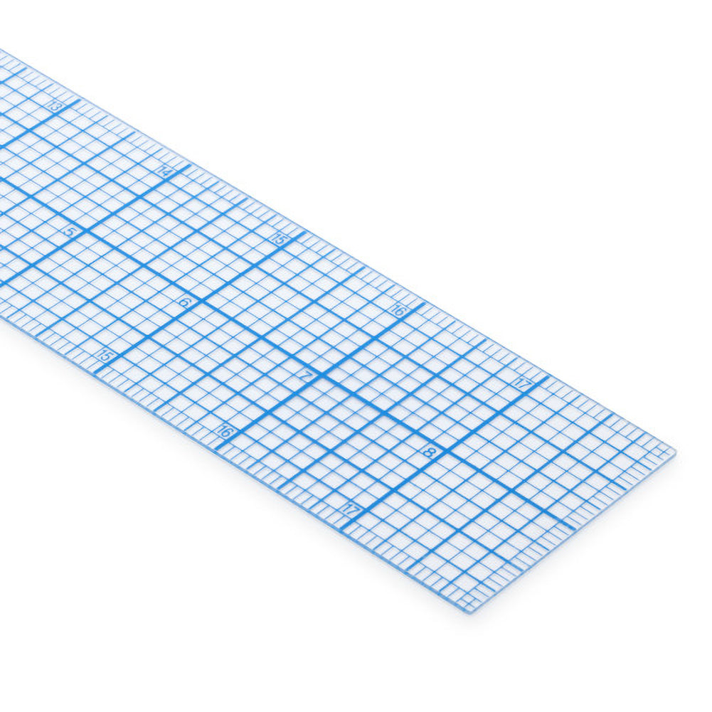 Dritz Quilter's See-Thru Drafting Ruler - 18" x 2" - Detail Dritz Quilter's See-Thru Drafting Ruler - 18" x 2" - Detail