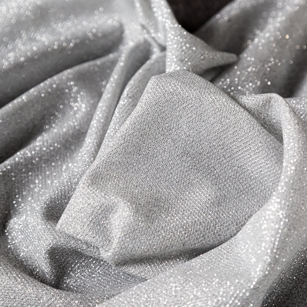 Two-Tone Galaxy Lame - White - Andromeda Collection Full Two-Tone Galaxy Lame - White - Andromeda Collection Full