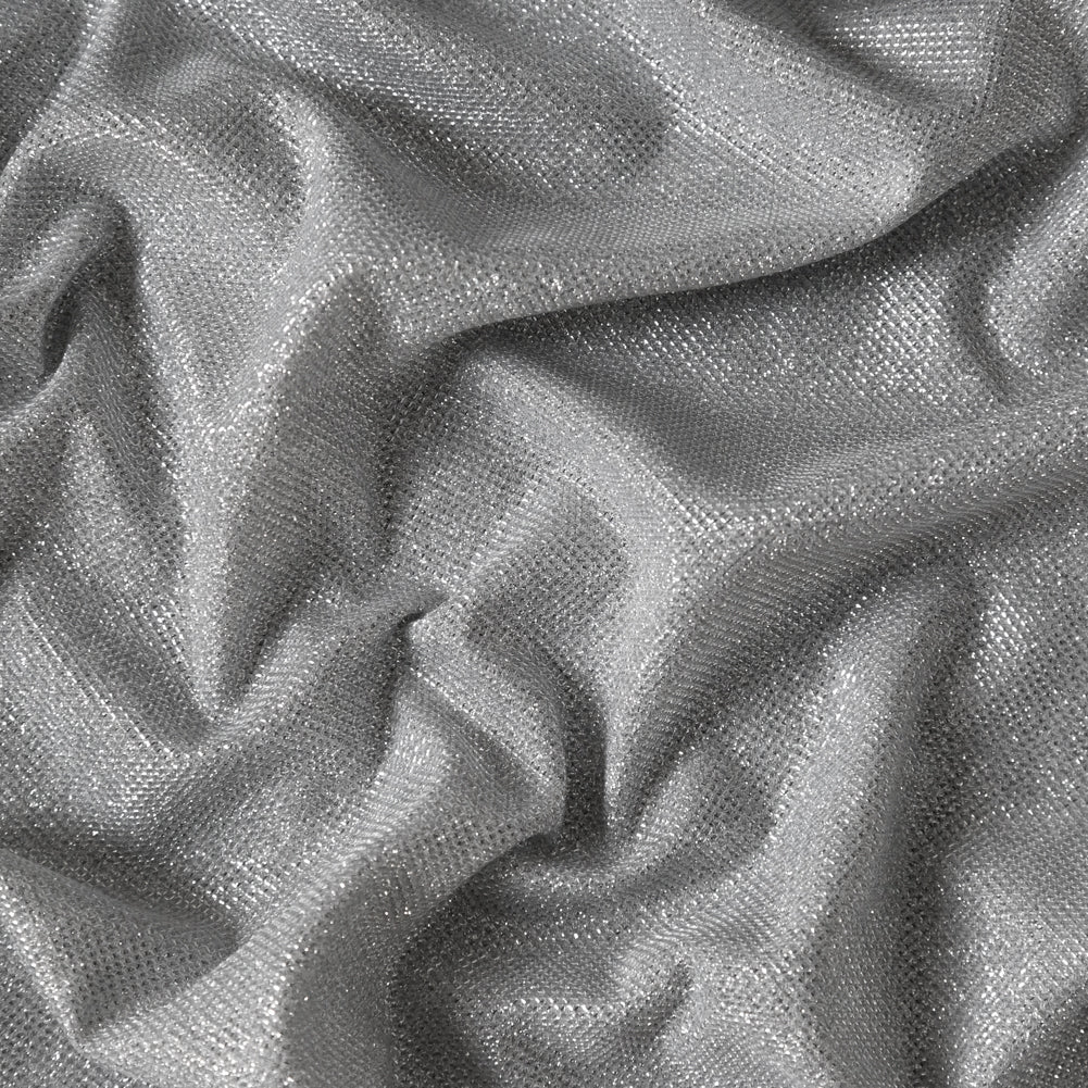 Andromeda Silver Two-Tone Galaxy Lame Andromeda Silver Two-Tone Galaxy Lame