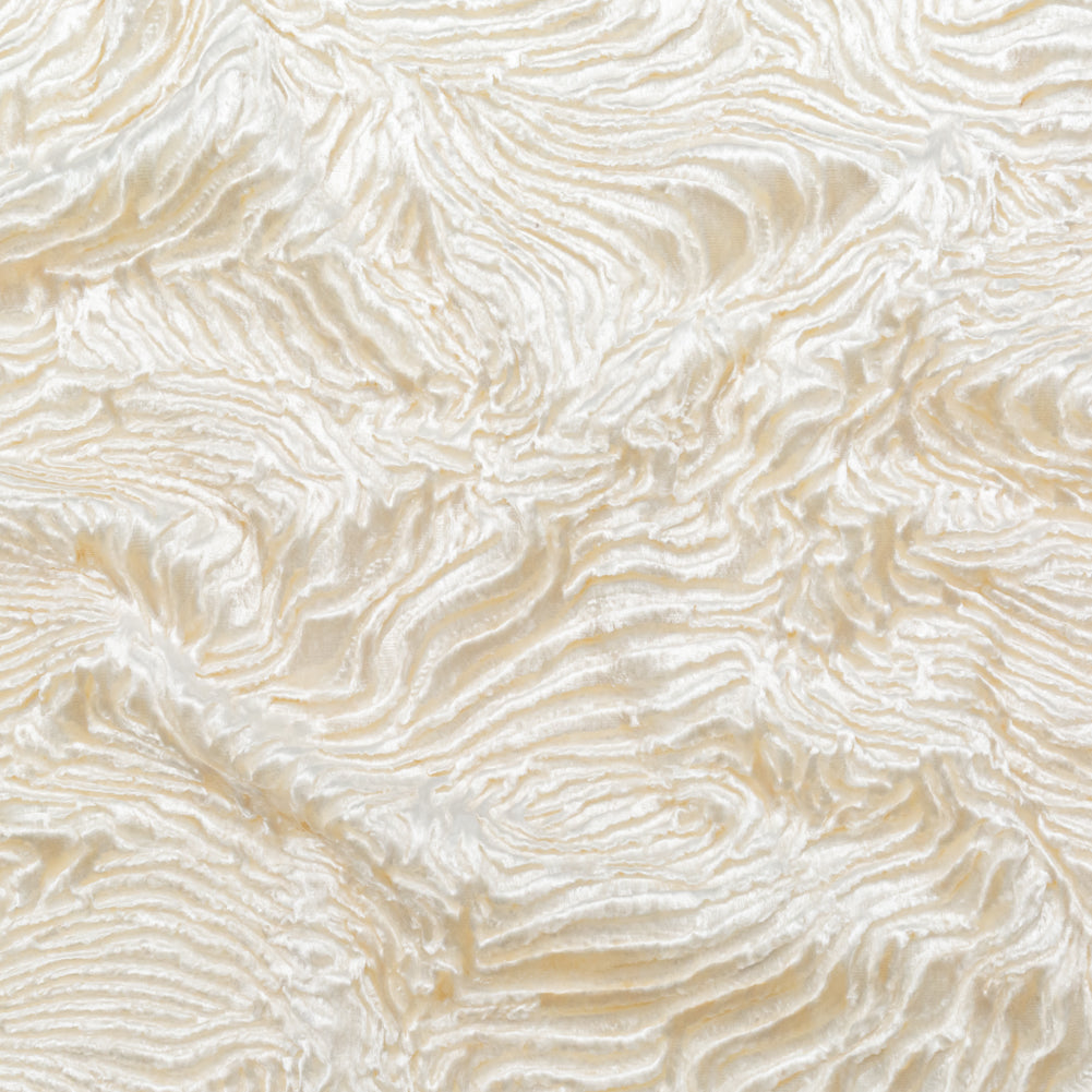 Premium Sweet Corn Woodgrain Faux Persian Lamb Fur Premium Sweet Corn Woodgrain Faux Persian Lamb Fur