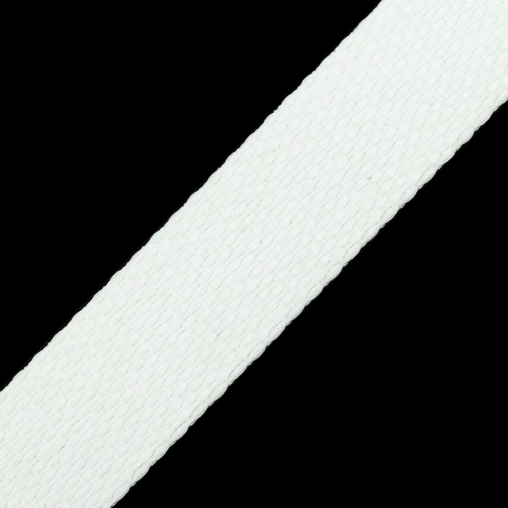 Italian White 1.10 mm Gauge Webbing - 0.875 - Detail Italian White 1.10 mm Gauge Webbing - 0.875 - Detail