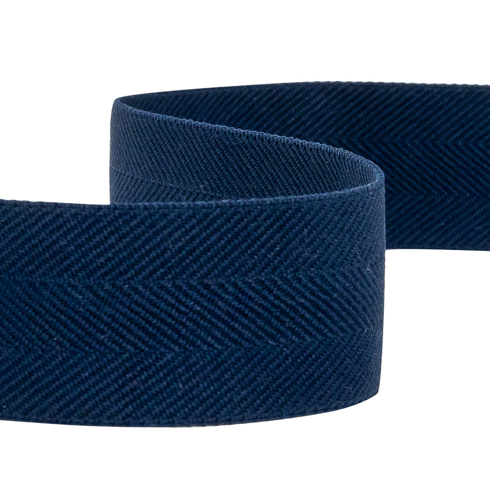 Italian Navy Stretch Twill Tape - 1 - Detail Italian Navy Stretch Twill Tape - 1 - Detail