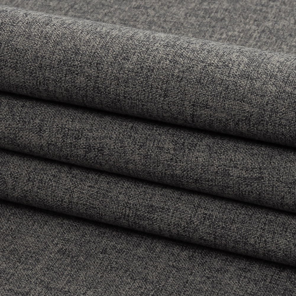 Crypton Sunday Slate Brushed Polyester Canvas - Folded Crypton Sunday Slate Brushed Polyester Canvas - Folded