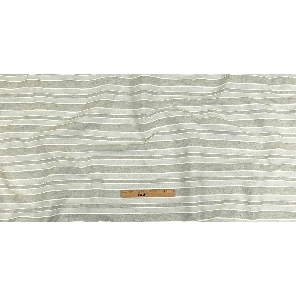 Gray and Sugar Swizzle Tactile Striped Woven - Full Gray and Sugar Swizzle Tactile Striped Woven - Full