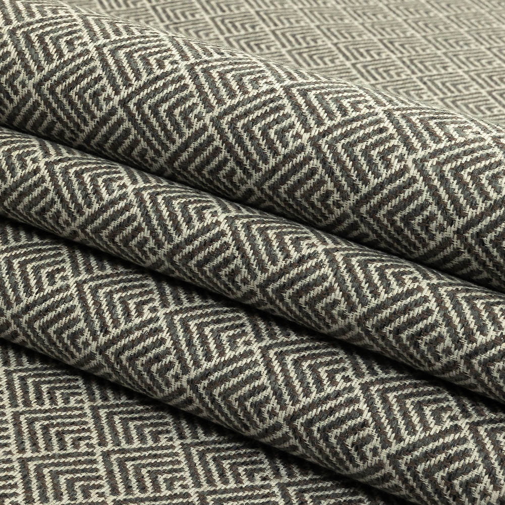 Gray and White Diamonds Upholstery Tweed Folded Gray and White Diamonds Upholstery Tweed Folded