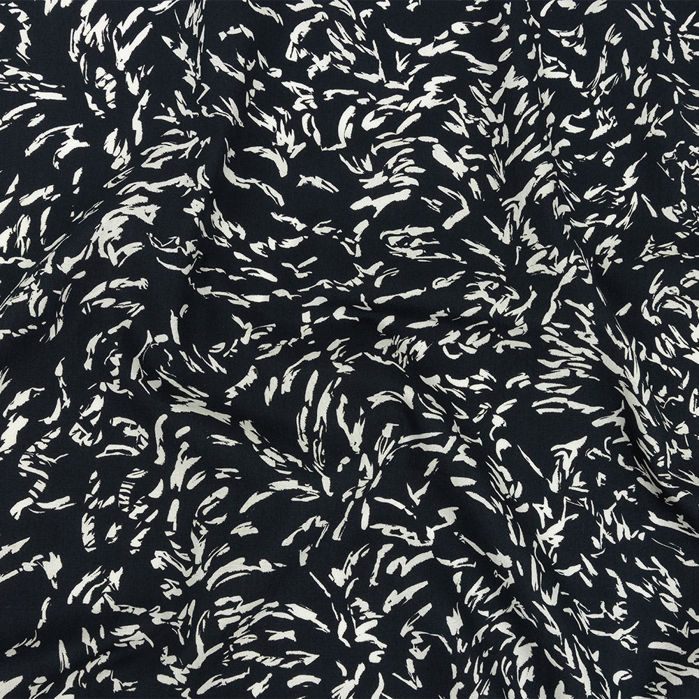 Mood Exclusive Black In Plain Sight Cotton Poplin Mood Exclusive Black In Plain Sight Cotton Poplin