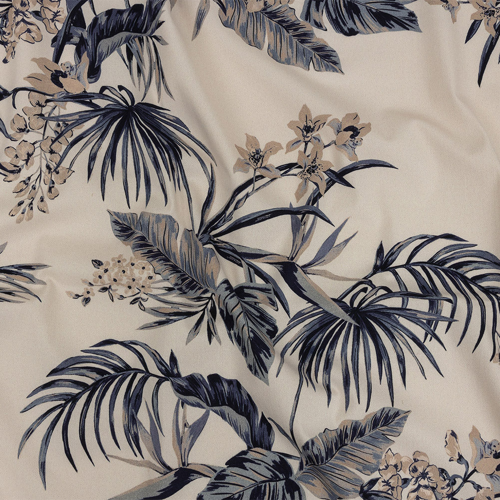 Mood Exclusive Ivory Soft Shadows Stretch Cotton Twill Mood Exclusive Ivory Soft Shadows Stretch Cotton Twill