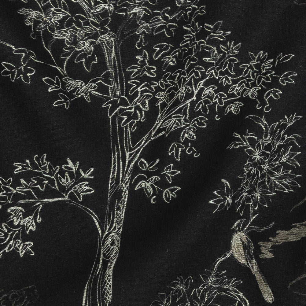 Mood Exclusive Smoke Old Growth Stretch Cotton Poplin - Detail Mood Exclusive Smoke Old Growth Stretch Cotton Poplin - Detail