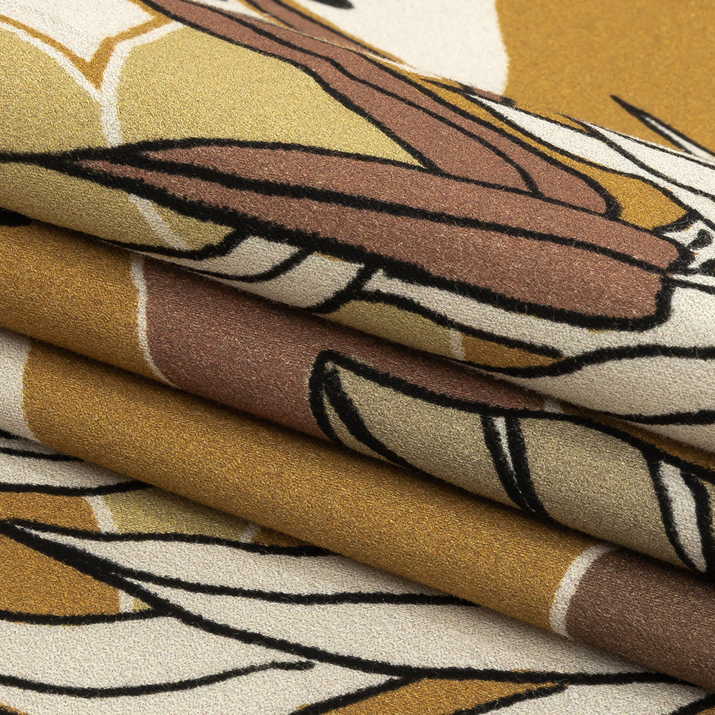 Mood Exclusive Goldenrod Unbound Abundance Stretch Brushed Cotton Folded Mood Exclusive Goldenrod Unbound Abundance Stretch Brushed Cotton Folded