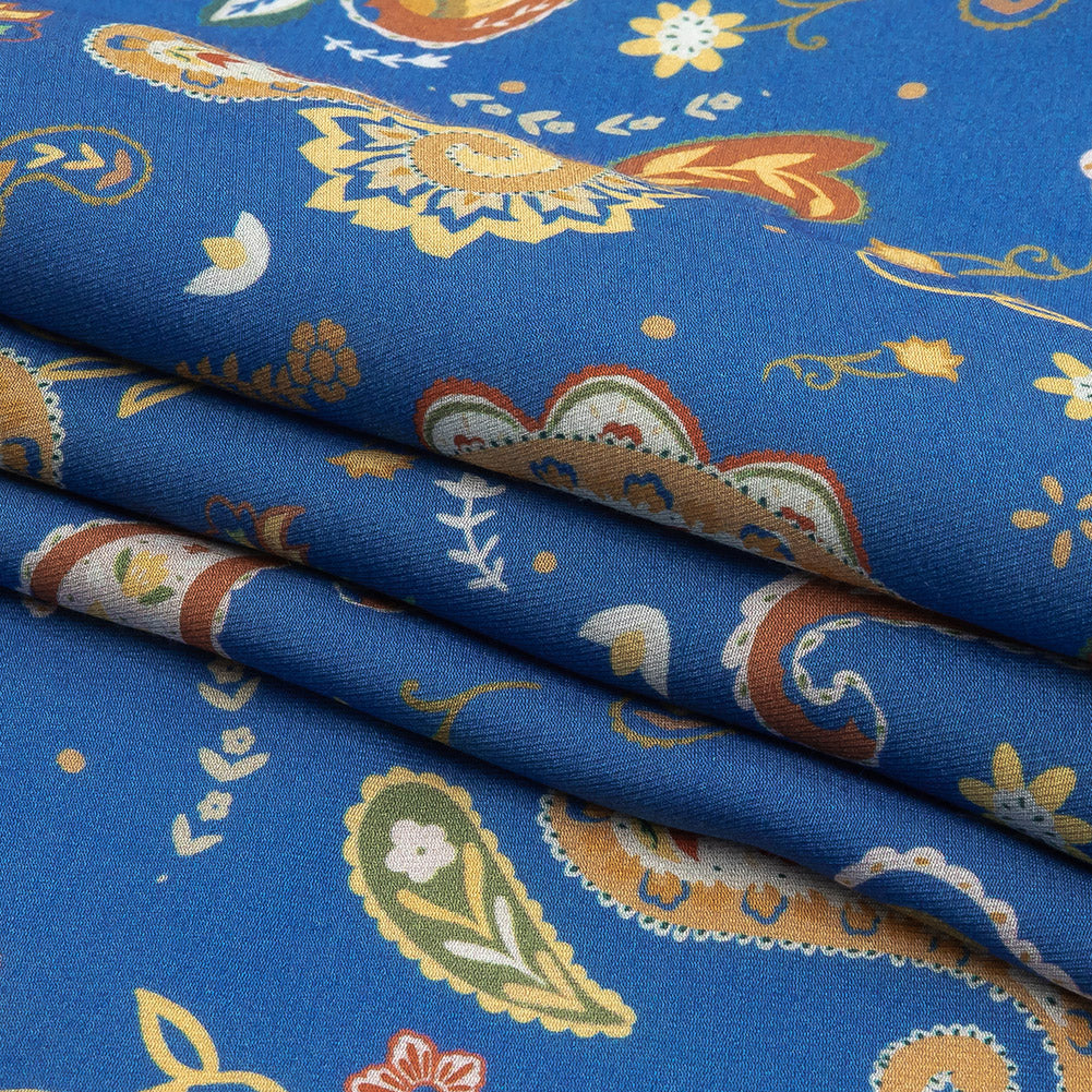 Mood Exclusive Sublime Swirling Viscose Twill - Folded Mood Exclusive Sublime Swirling Viscose Twill - Folded