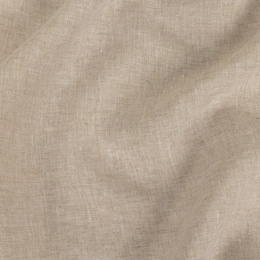 Minerva Heathered Beige Lightweight Linen Chambray Minerva Heathered Beige Lightweight Linen Chambray