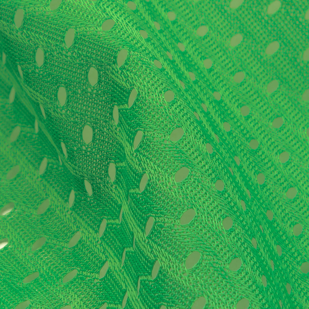Heracles Kelly Green Polyester Athletic Mesh - Full Heracles Kelly Green Polyester Athletic Mesh - Full