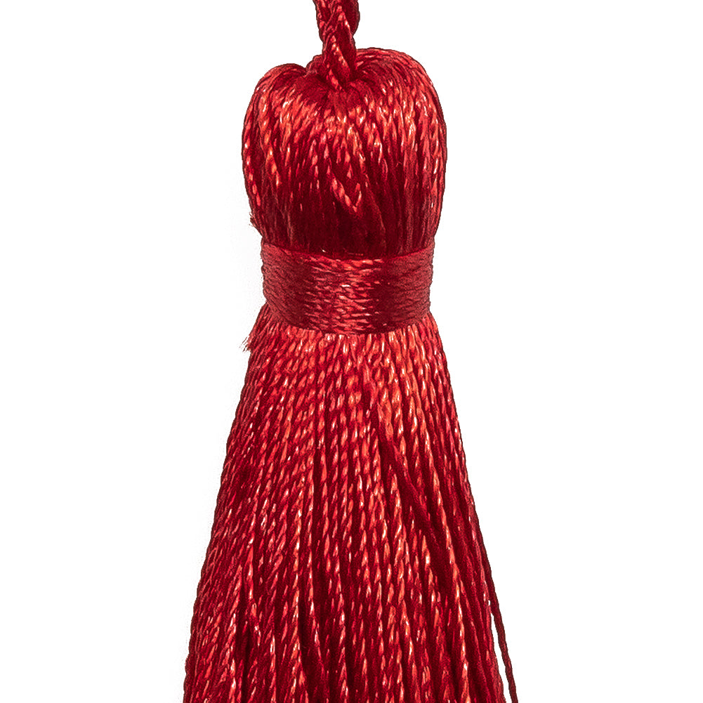 3.5 Red Basic Tassel - Detail 3.5 Red Basic Tassel - Detail
