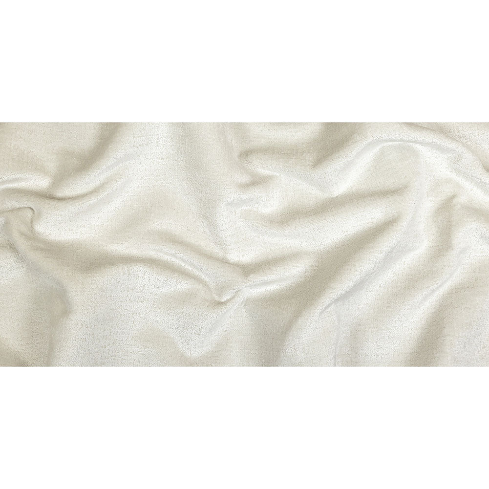 Snow White Acrylic and Polyester Upholstery Chenille - Full Snow White Acrylic and Polyester Upholstery Chenille - Full
