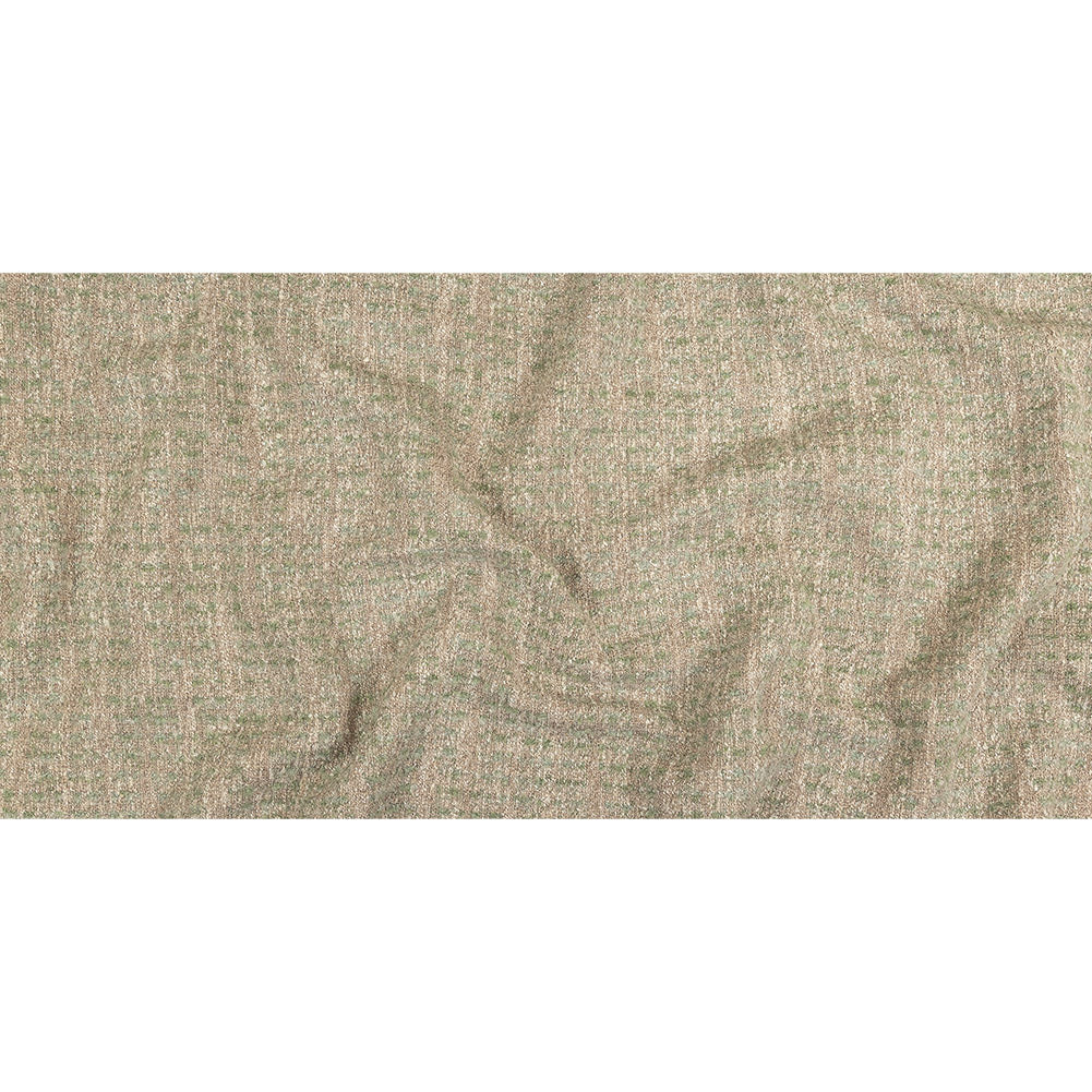 Teal Spotted Viscose Boucle Full Teal Spotted Viscose Boucle Full