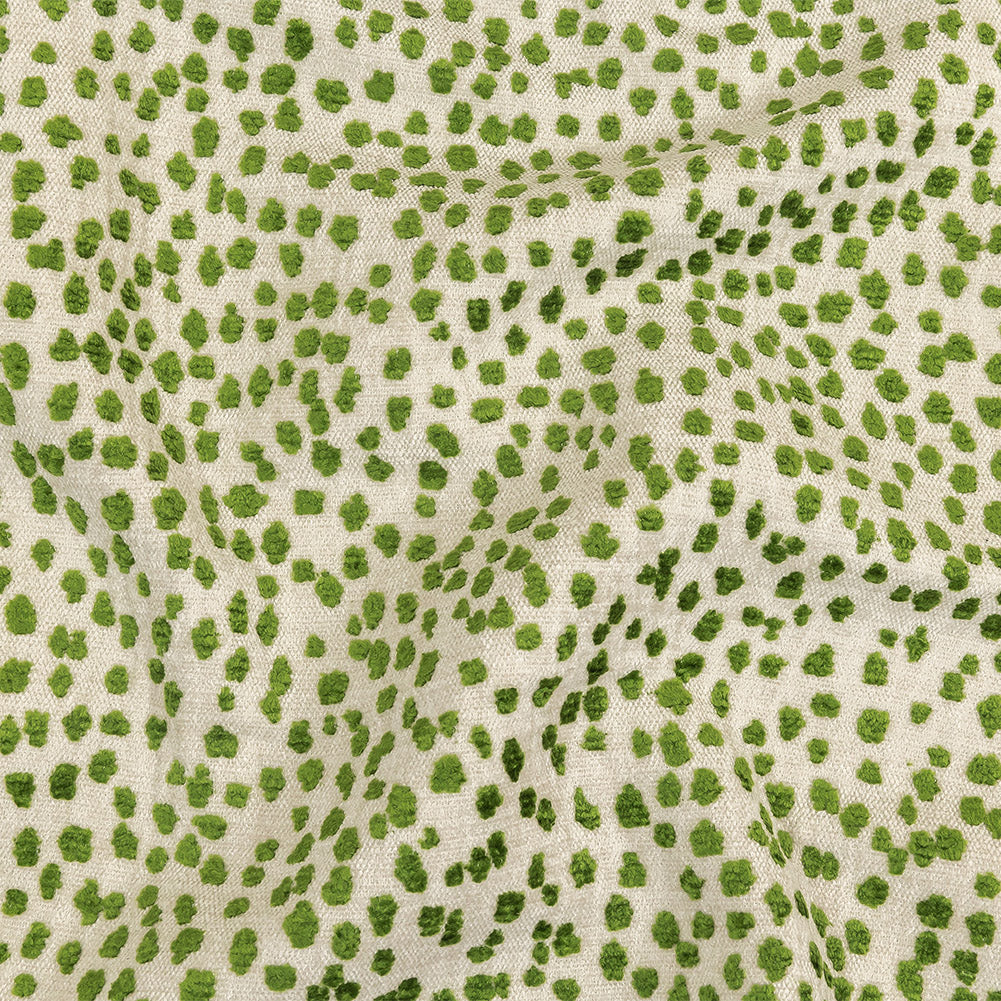 Grasshopper Raised Spots Acrylic Chenille Woven Grasshopper Raised Spots Acrylic Chenille Woven