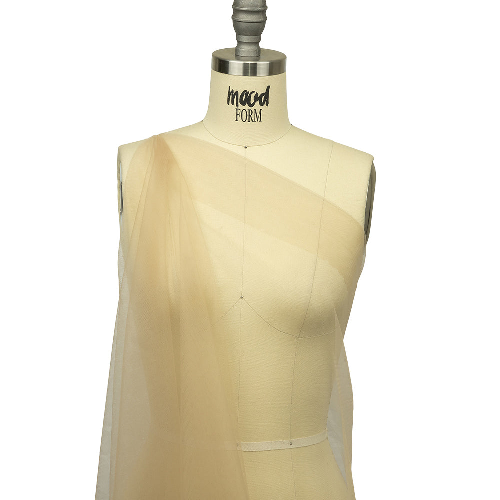 Beige Leonardo Soft Nylon Tulle - Detail Beige Leonardo Soft Nylon Tulle - Detail