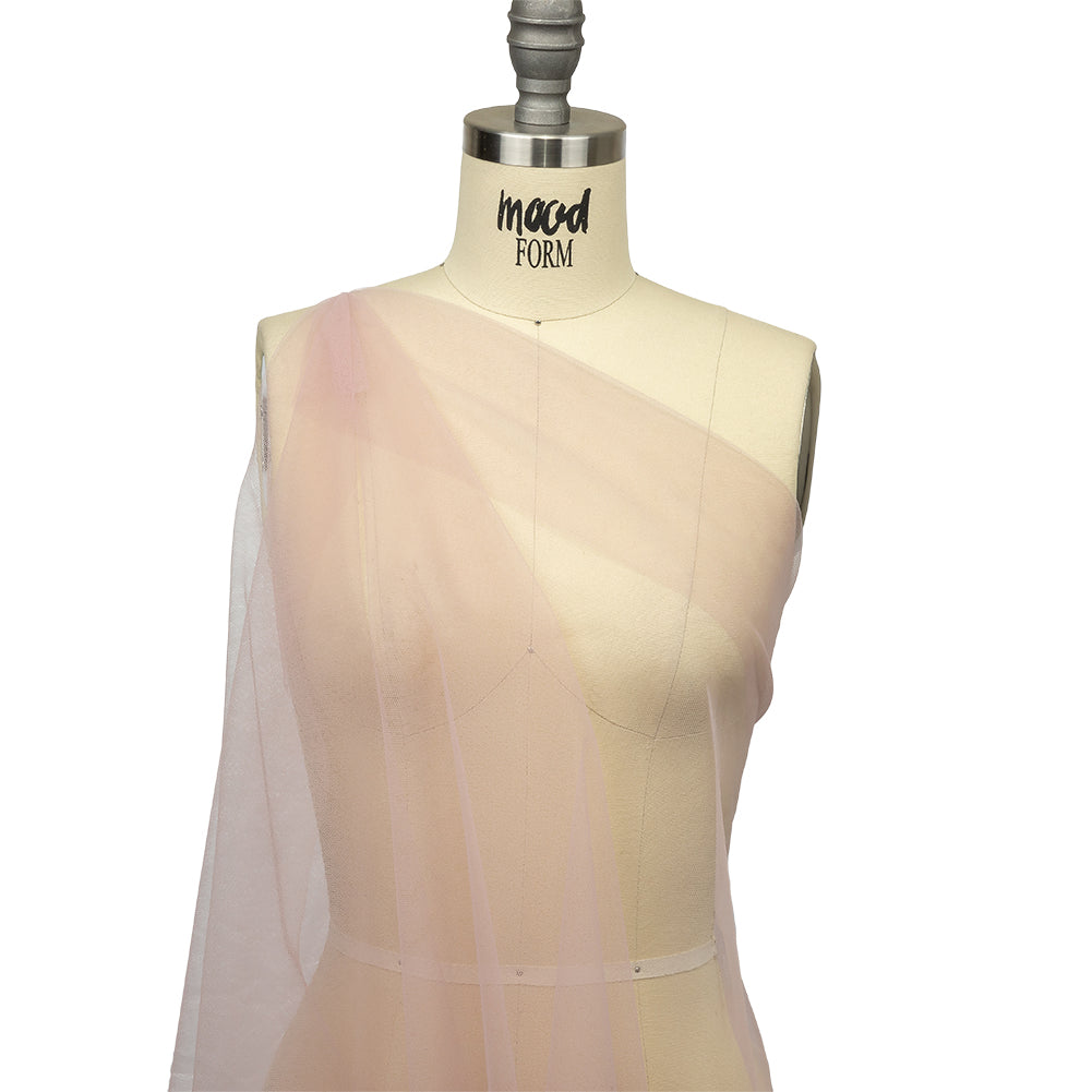 Light Mauve Leonardo Soft Nylon Tulle - Detail Light Mauve Leonardo Soft Nylon Tulle - Detail