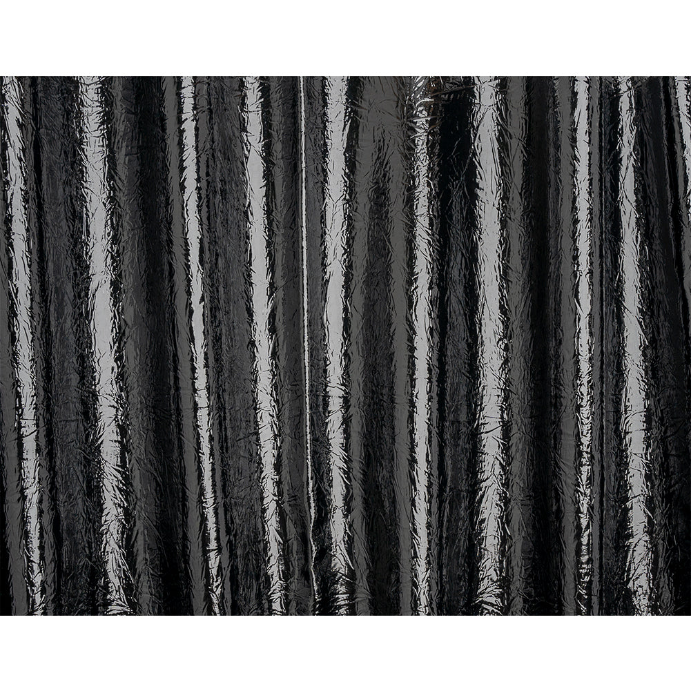 Ingot Black Crinkled Fabric-Backed Mirror Vinyl - Full Ingot Black Crinkled Fabric-Backed Mirror Vinyl - Full
