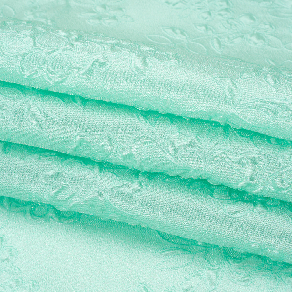 Luminous Seafoam Garden Party Lightweight Luxury Brocade Full Luminous Seafoam Garden Party Lightweight Luxury Brocade Full