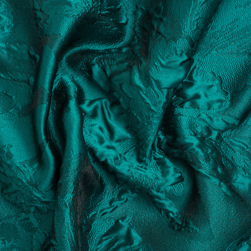 Luminous Teal Floral Lightweight Luxury Brocade Luminous Teal Floral Lightweight Luxury Brocade