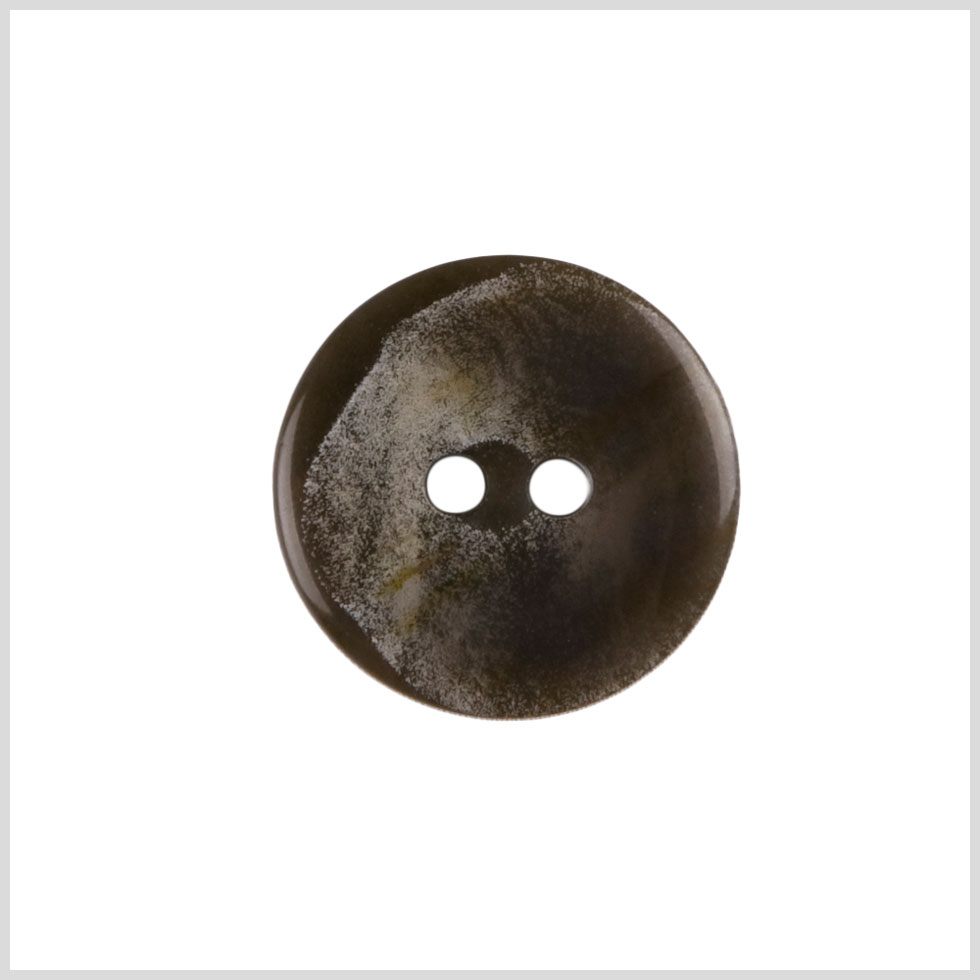 Brown Plastic Button - 28L/18mm Brown Plastic Button - 28L/18mm