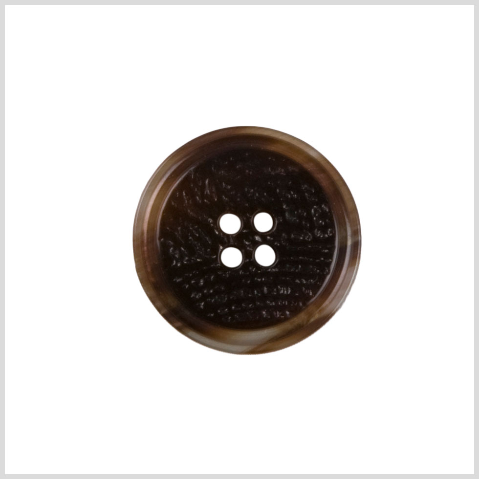 Brown Plastic Button - 36L/23mm Brown Plastic Button - 36L/23mm