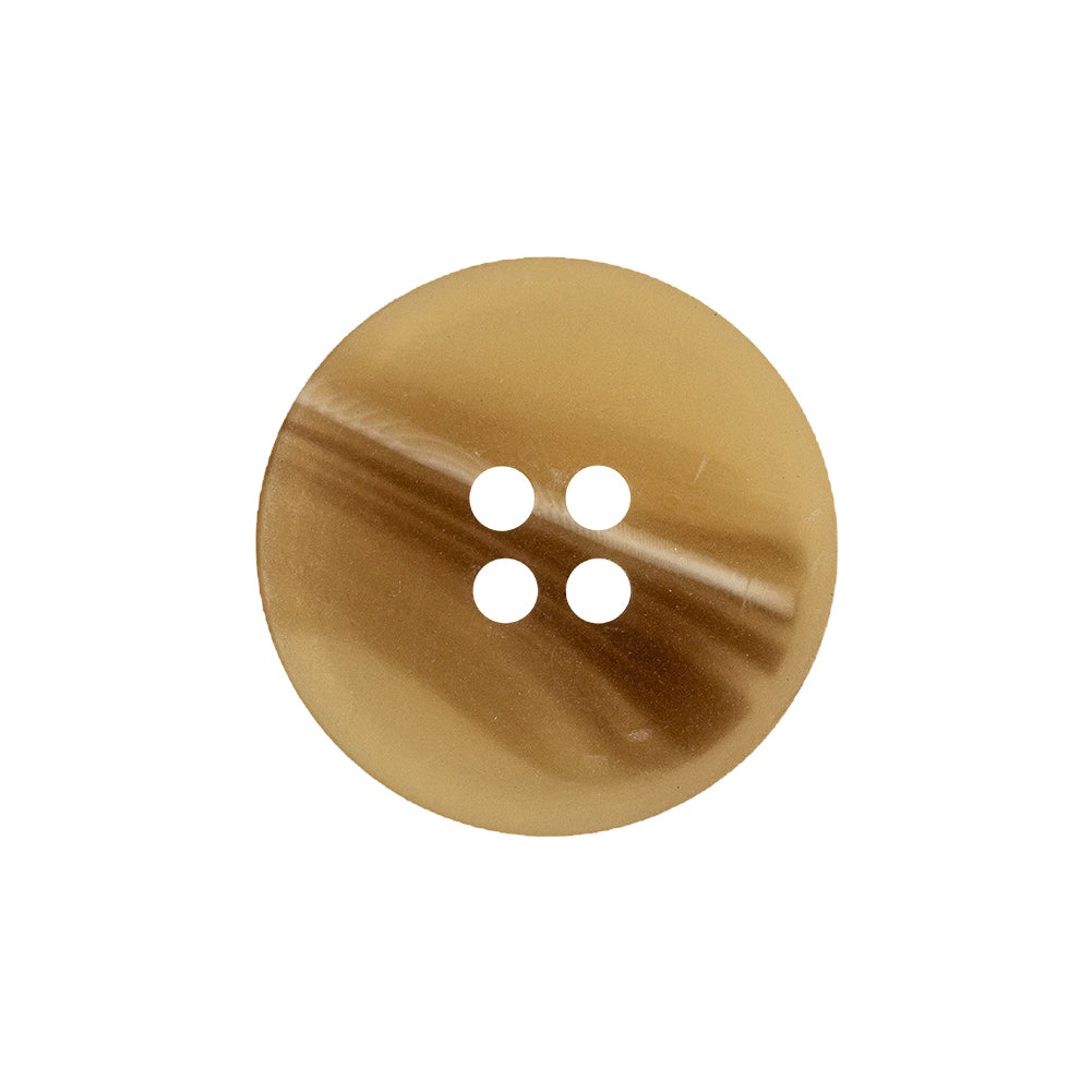 Fawn and Wheaton Abstract Landscape 4-Hole Plastic Button - 36L/23mm - Detail Fawn and Wheaton Abstract Landscape 4-Hole Plastic Button - 36L/23mm - Detail