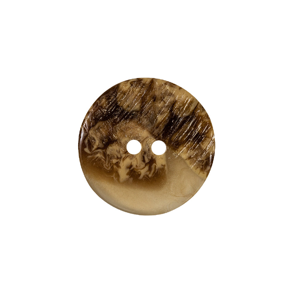 Biscuit and Coffee Abstract Two-Hole Plastic Button - 33L/21mm - Detail Biscuit and Coffee Abstract Two-Hole Plastic Button - 33L/21mm - Detail