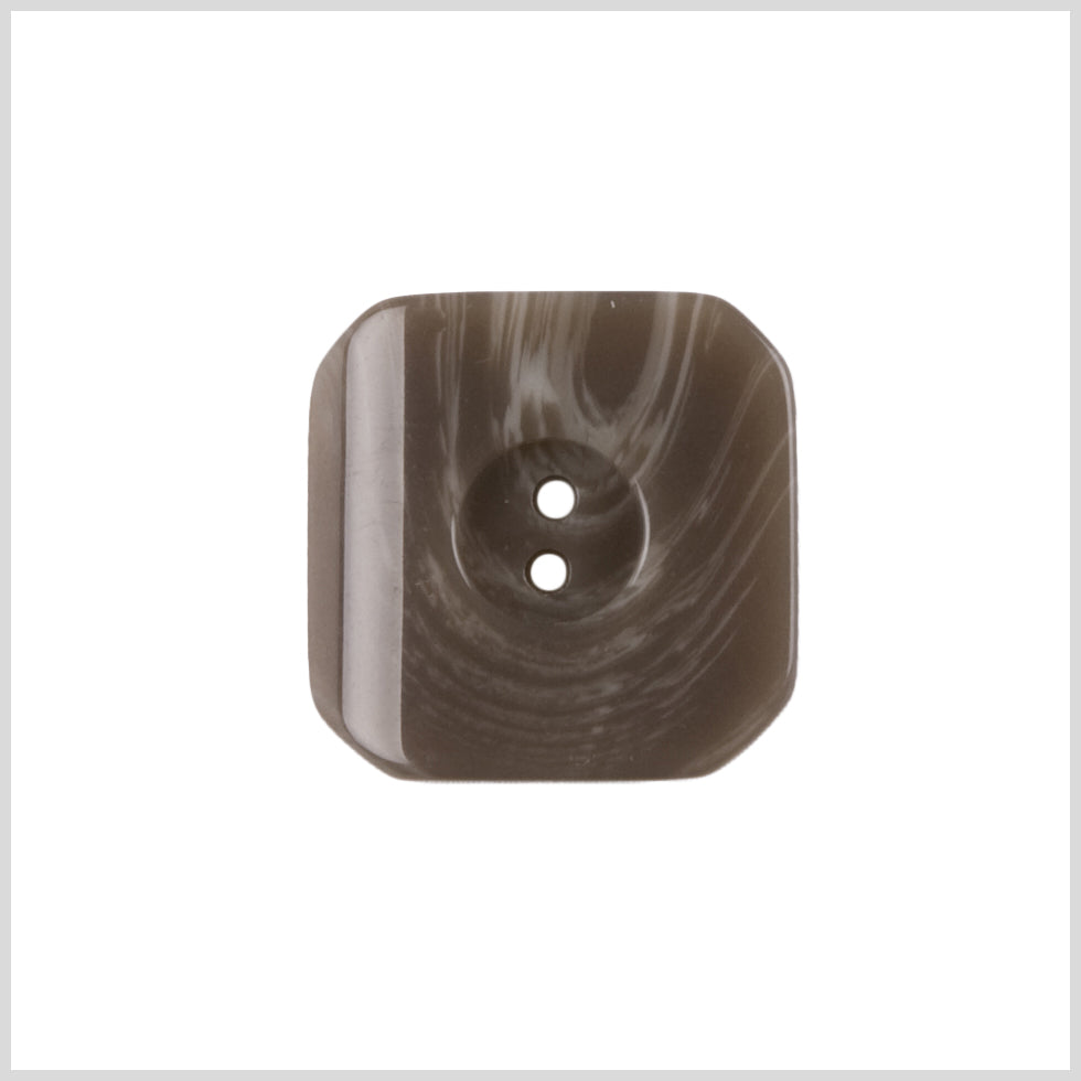 Brown Plastic Button - 32L/20mm Brown Plastic Button - 32L/20mm