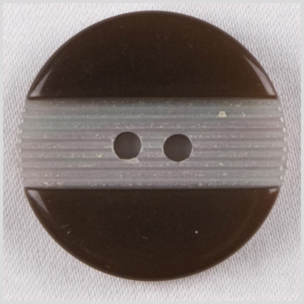 Brown Plastic Button - 36L/23mm Brown Plastic Button - 36L/23mm