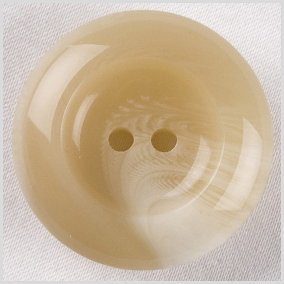 Beige Plastic Button - 40L/25MM Beige Plastic Button - 40L/25MM