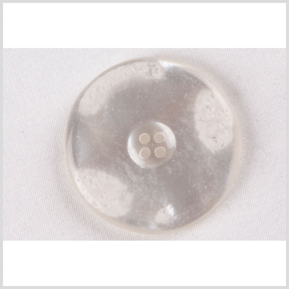 White Plastic Button - 50L/32mm White Plastic Button - 50L/32mm
