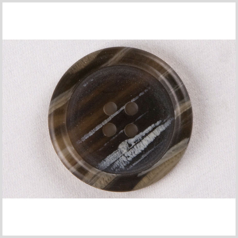 Brown Plastic Button - 50L/32mm Brown Plastic Button - 50L/32mm